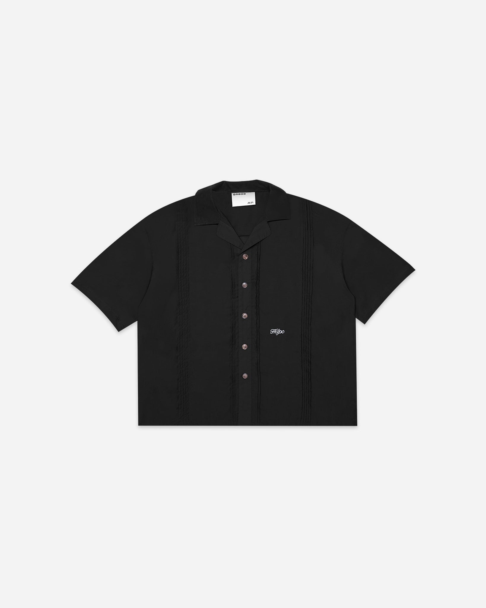 HdPc: Pleated Bowling Shirt (Black)