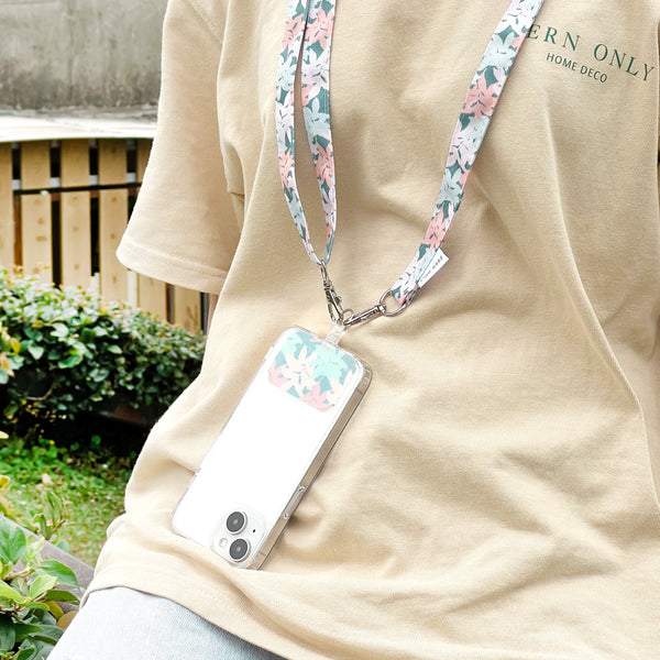 FERN ONLY: Fern Pattern Mobile Phone Pad & Lanyard Set