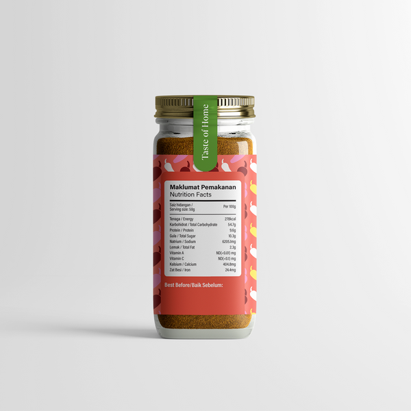 Kesidang Seasoning 50g Jar: Peri-Peri Spice