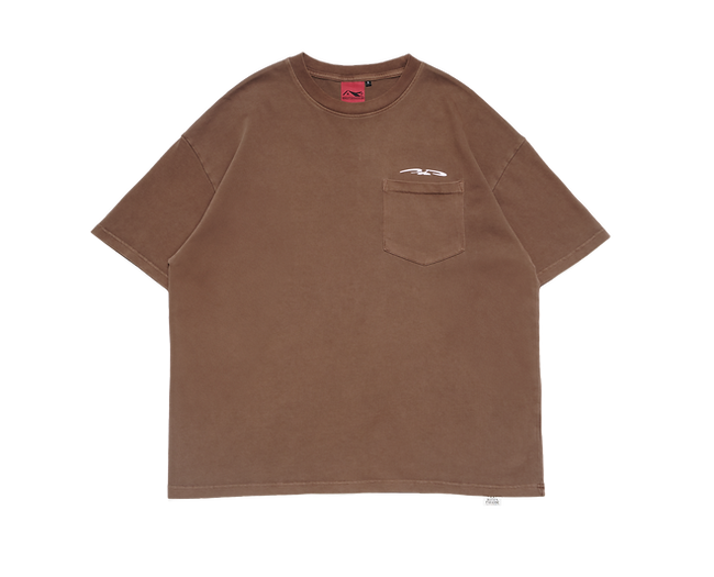 Rotten Paradise Tee: Coffee Logo Pocket Tee