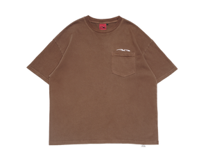 Rotten Paradise Tee: Coffee Logo Pocket Tee