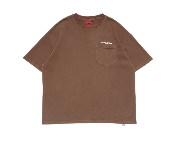 Rotten Paradise Tee: Coffee Logo Pocket Tee