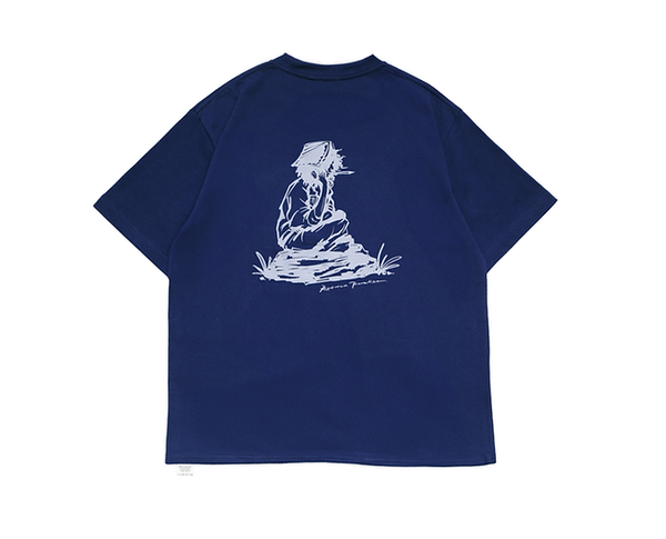 Rotten Paradise Tee: Writer Navy