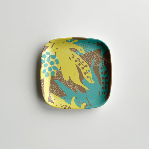 FERN ONLY: Fern Pattern Bamboo Fiber Plate Series