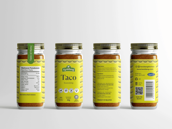 Kesidang Seasoning 50g Jar: Taco