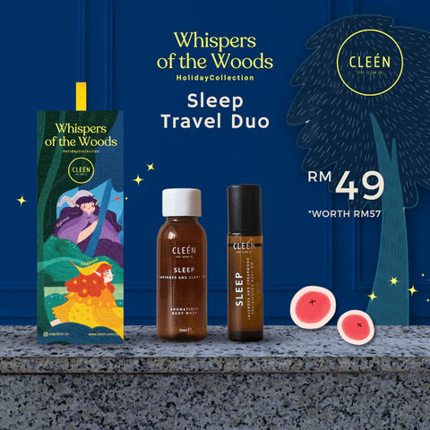 CLEEN Gift Set: Christmas Sleep Travel Duo