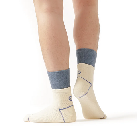 GOODPAIR SOCKS: LAPIS | OW Denim| Double Layer Mid Socks