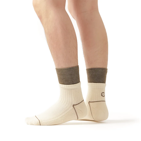 GOODPAIR SOCKS: LAPIS | OW Coffee | Double Layer Mid Socks