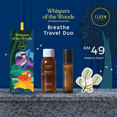 CLEEN Gift Set: Christmas Breathe Travel Duo