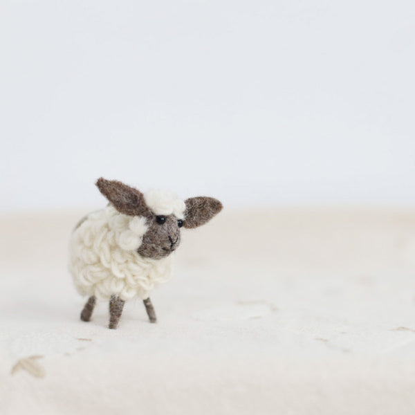 Sheep Mountain: Wool Felt Keychain