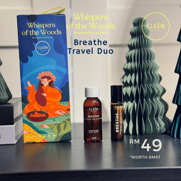 CLEEN Gift Set: Christmas Breathe Travel Duo