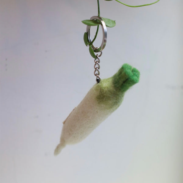 Sheep Mountain: Wool Felt Keychain