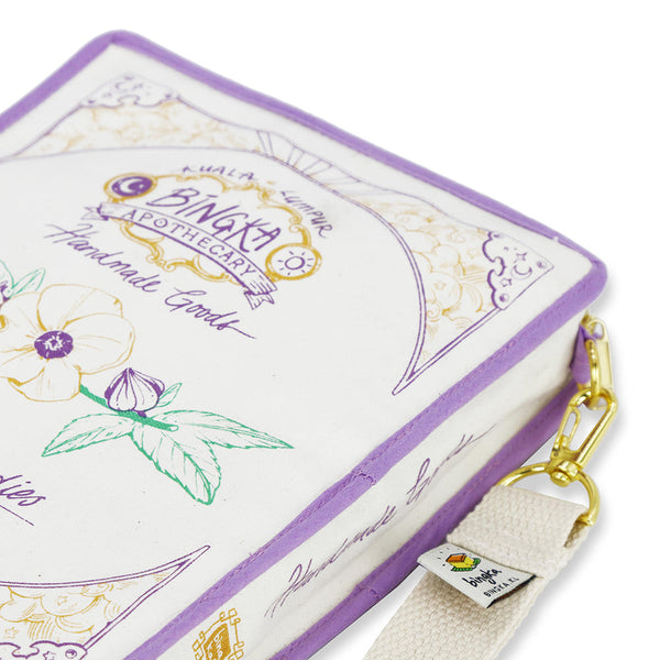 BINGKA Travel Booklet Pouch Botanical Apothecary