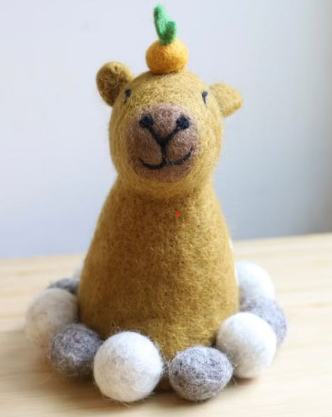 Sheep Mountain: Wool Felt Doll Capybara