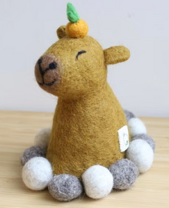 Sheep Mountain: Wool Felt Doll Capybara