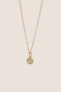 GUNG JEWELLERY Necklace: Path Charm Gold Plain Chain