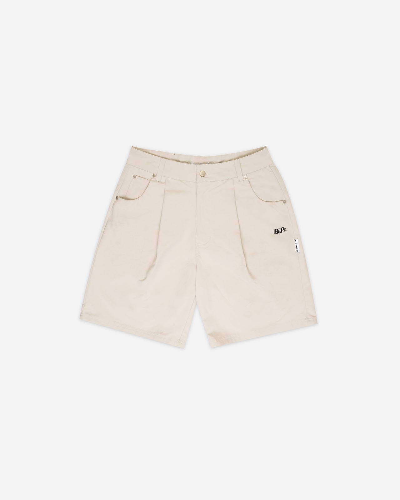 HdPc: Harvey Pleated Shorts (Beige)