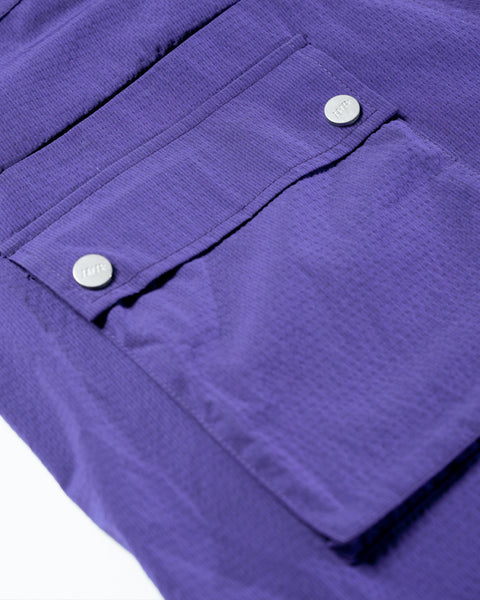 HdPc: Pleated Nylon Wide Pants (Purple)