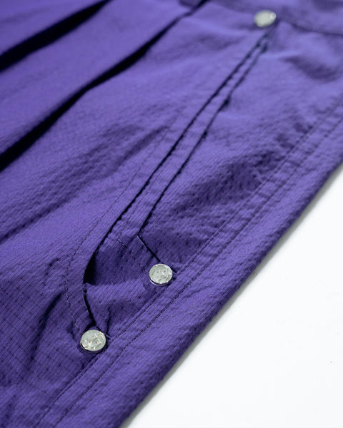 HdPc: Pleated Nylon Wide Pants (Purple)