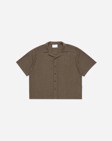 HdPc: Windowpane Cayo Shirt (Brown)