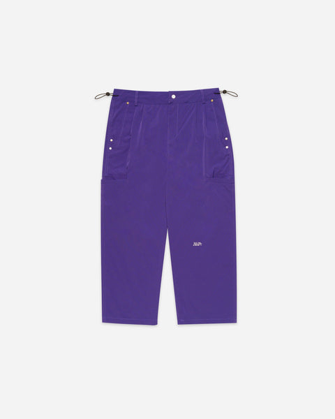 HdPc: Pleated Nylon Wide Pants (Purple)