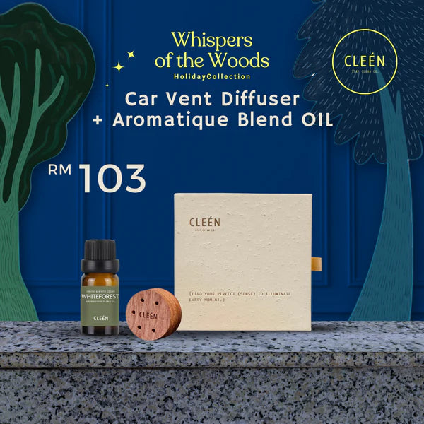 CLEEN Gift Set:Seasonal Limited Edition Car Vent Diffuser