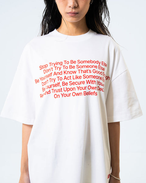 HdPc: Yourself Tee (Creme White)