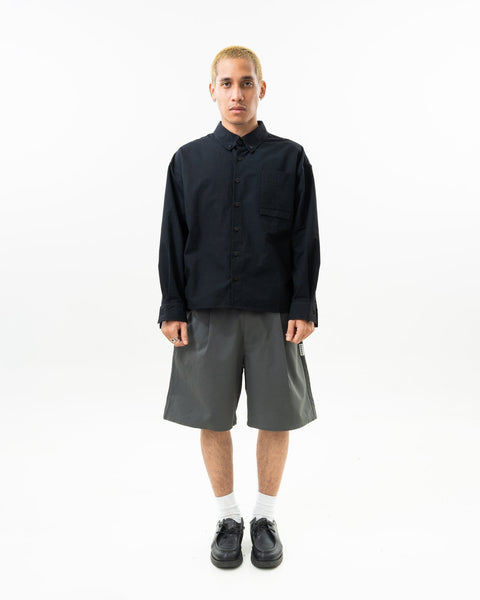 HdPc: Harvey Pleated Shorts (Black)