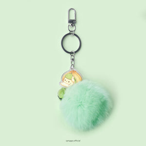 LOKA MADE Keychain: Sanggo Sweet Tooth Pompom