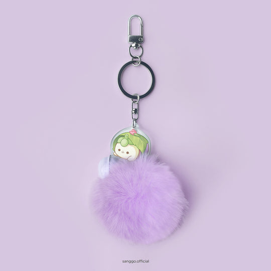 LOKA MADE Keychain: Sanggo Sweet Tooth Pompom