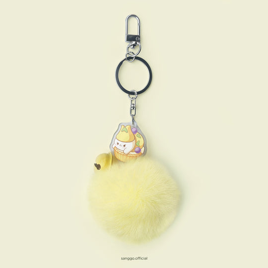 LOKA MADE Keychain: Sanggo Sweet Tooth Pompom