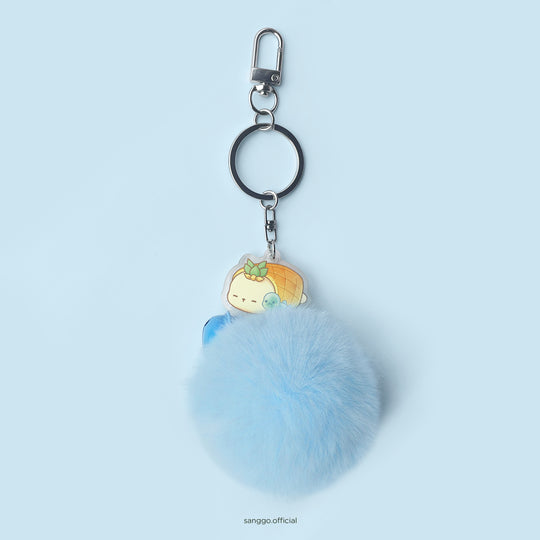 LOKA MADE Keychain: Sanggo Sweet Tooth Pompom