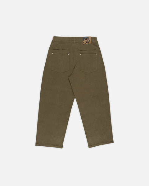 HdPc: Less Fancy Pleated Pants (Dark Olive)