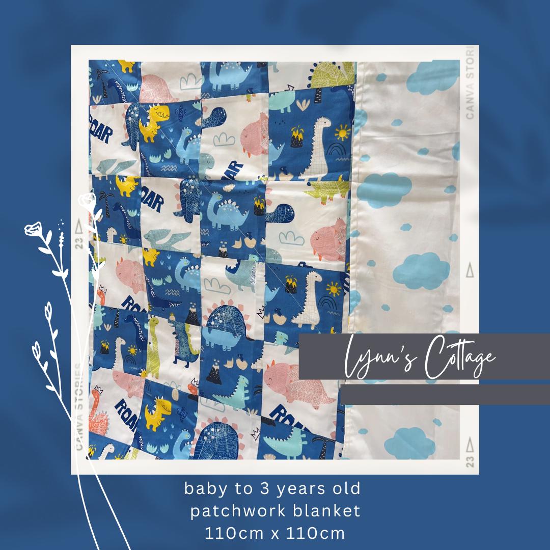 Lynn's Cottage Handmade Cotton Patchwork Baby Blanket