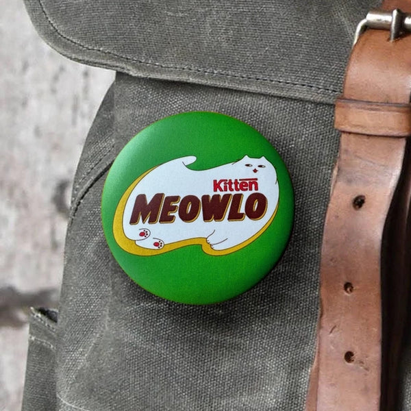 MOVING PENCIL DESIGN Button Badge