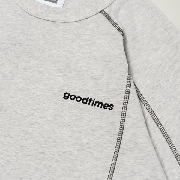 Goodtimes Wear: Splice Tee (Melange Grey)