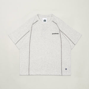 Goodtimes Wear: Splice Tee (Melange Grey)