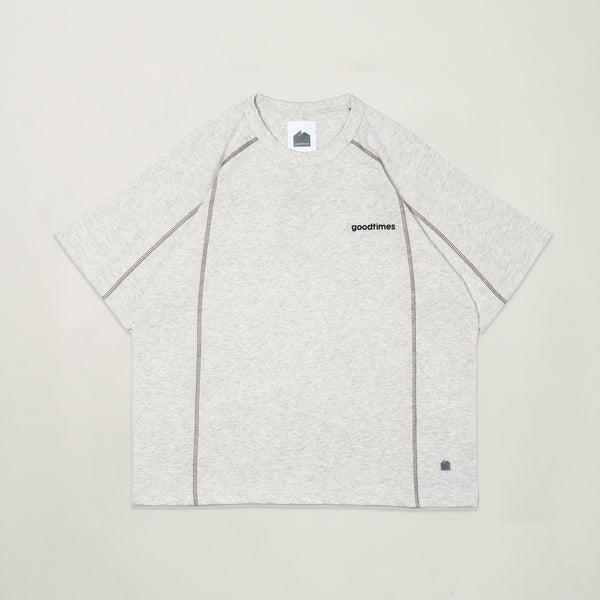 Goodtimes Wear: Splice Tee (Melange Grey)