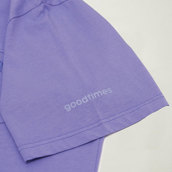 GOODTIMES WEAR Pigment Dyed Pocket Tee #01 (Dusk Purple)