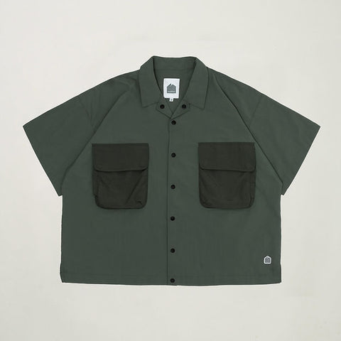 GOODTIMES WEAR Explorer Pocket S/S Shirt (Moss Green)