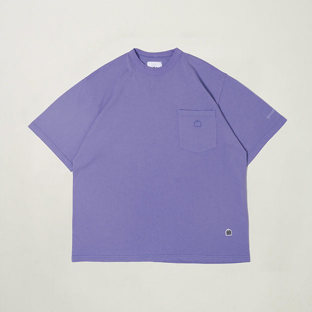 GOODTIMES WEAR Pigment Dyed Pocket Tee #01 (Dusk Purple)