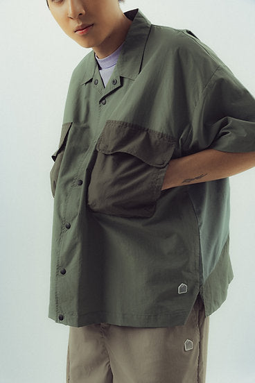 GOODTIMES WEAR Explorer Pocket S/S Shirt (Moss Green)