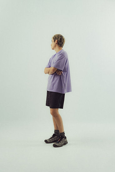 GOODTIMES WEAR Pigment Dyed Pocket Tee #01 (Dusk Purple)