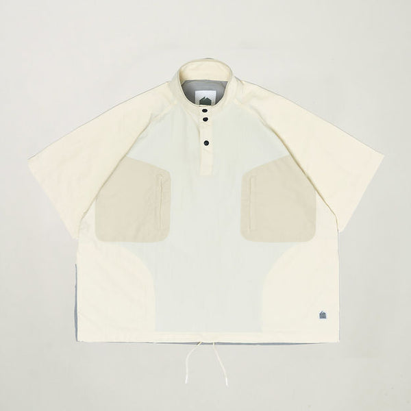 GOODTIMES WEAR Half Snap Pullover Shirt (Ivory)