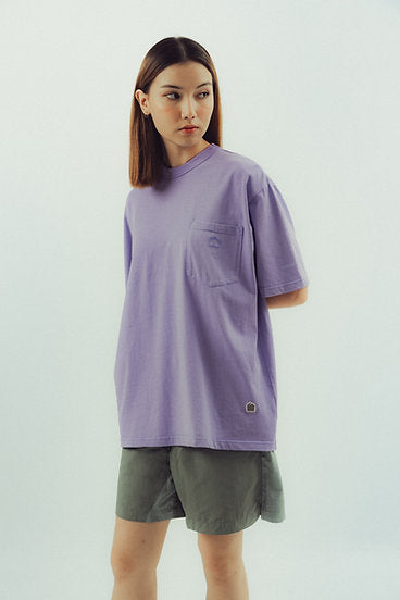 GOODTIMES WEAR Pigment Dyed Pocket Tee #01 (Dusk Purple)