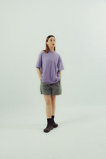 GOODTIMES WEAR Pigment Dyed Pocket Tee #01 (Dusk Purple)