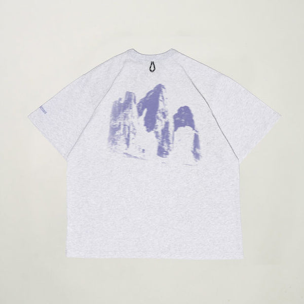 GOODTIMES WEAR Mountain Tee #01 (Melange Grey)