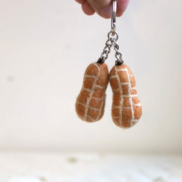 Sheep Mountain: Wool Felt Keychain