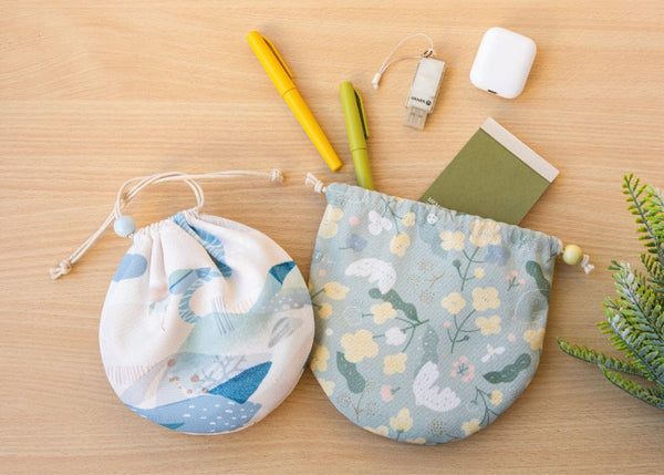 SOFT LIVING: Big Round Drawstring Pocket