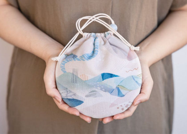 SOFT LIVING: Big Round Drawstring Pocket